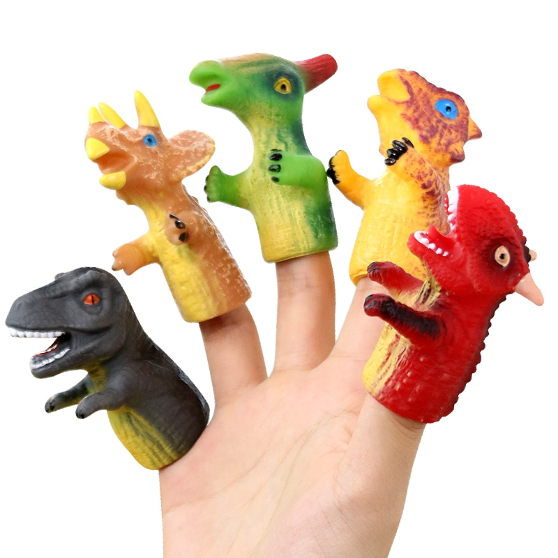 공룡 손가락 인형 5개 세트