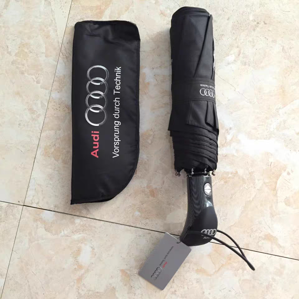 아우디 접이식 자동 우산