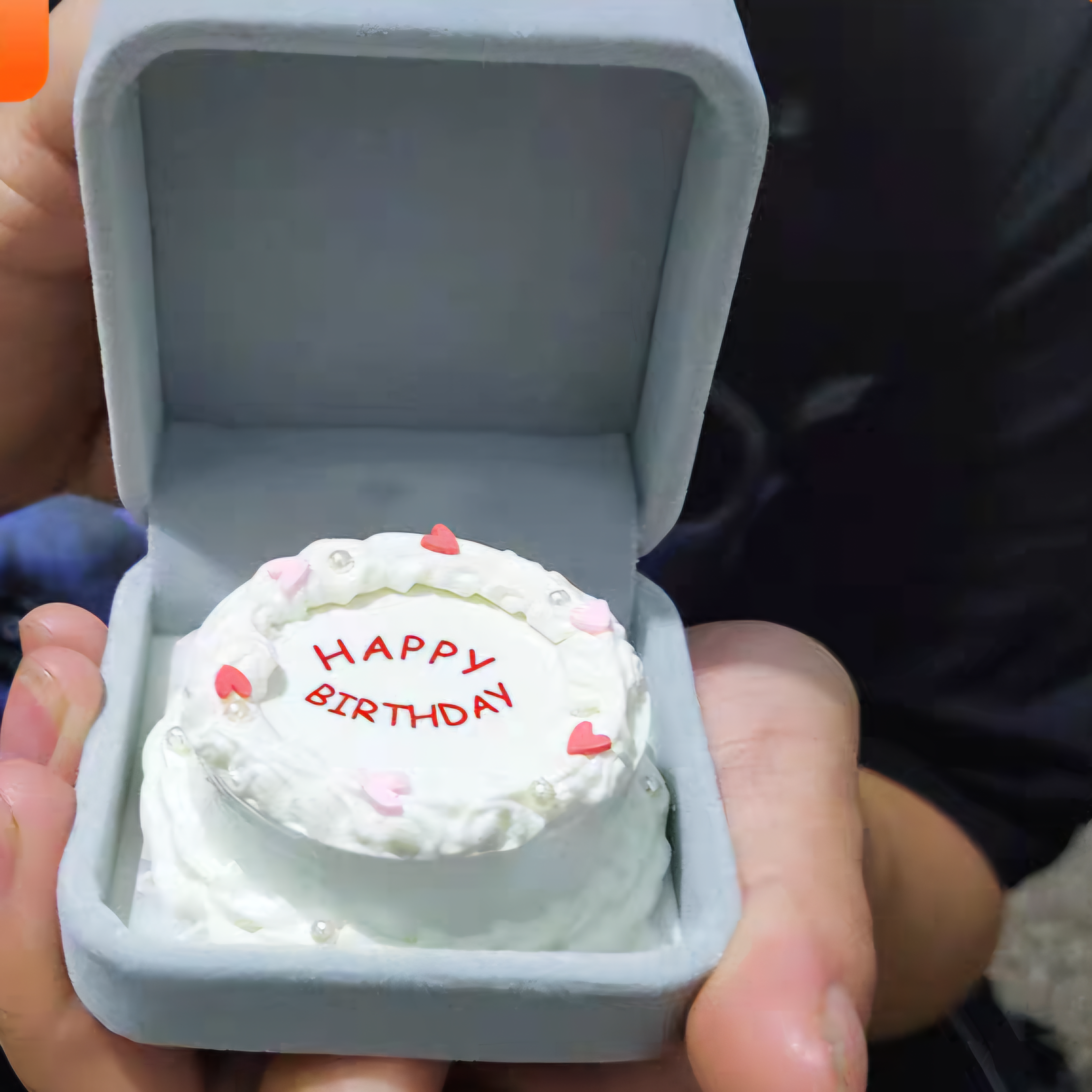 미니 모형 케이크 반지케이스 케이크 초미니 케잌